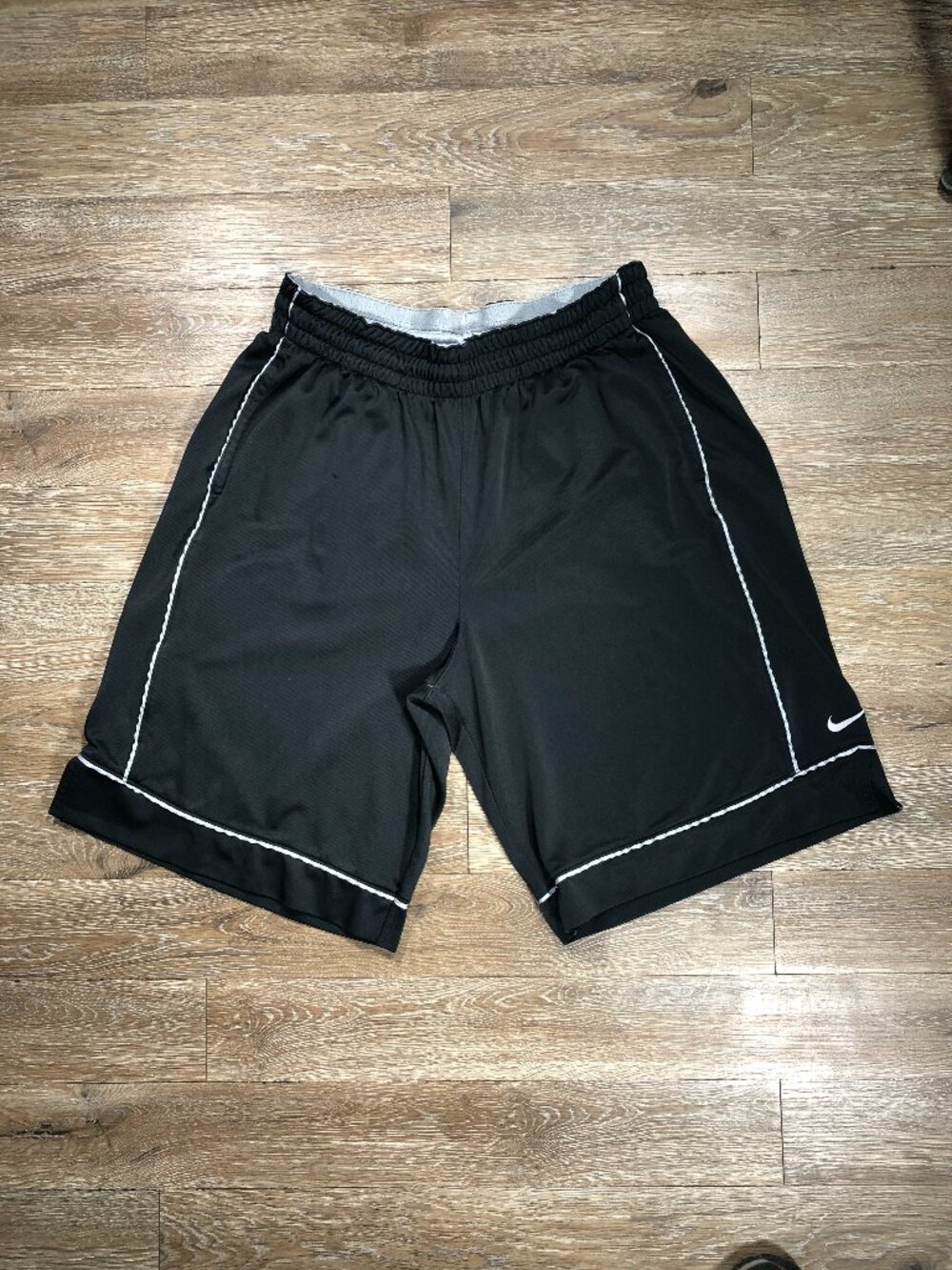 Nike Fit Dry Mens XXL Athletic Shorts Basketball Training Gym Workout Black Vtg